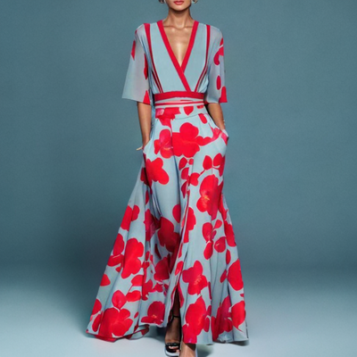 MIRIAM | Elegant Short-Sleeve Dress