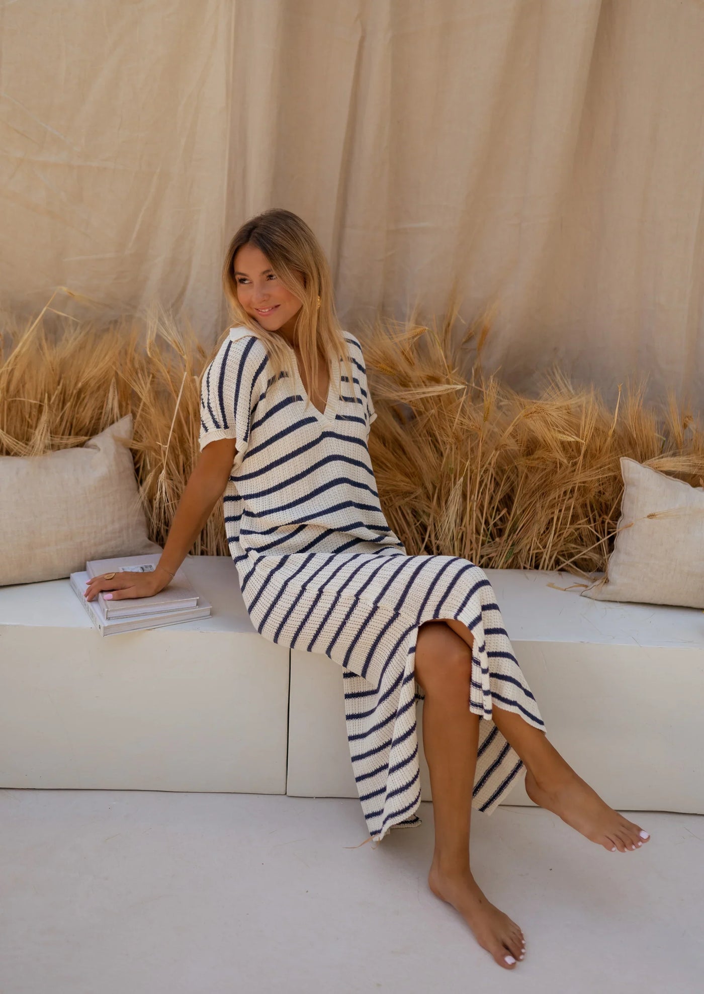 SOPHIA | THE STRIPED KNIT DRESS