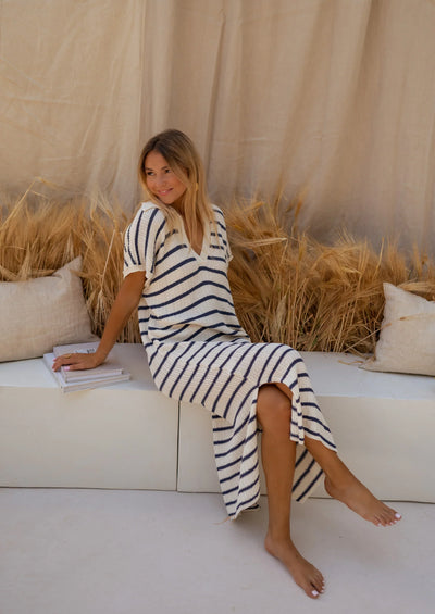SOPHIA | THE STRIPED KNIT DRESS