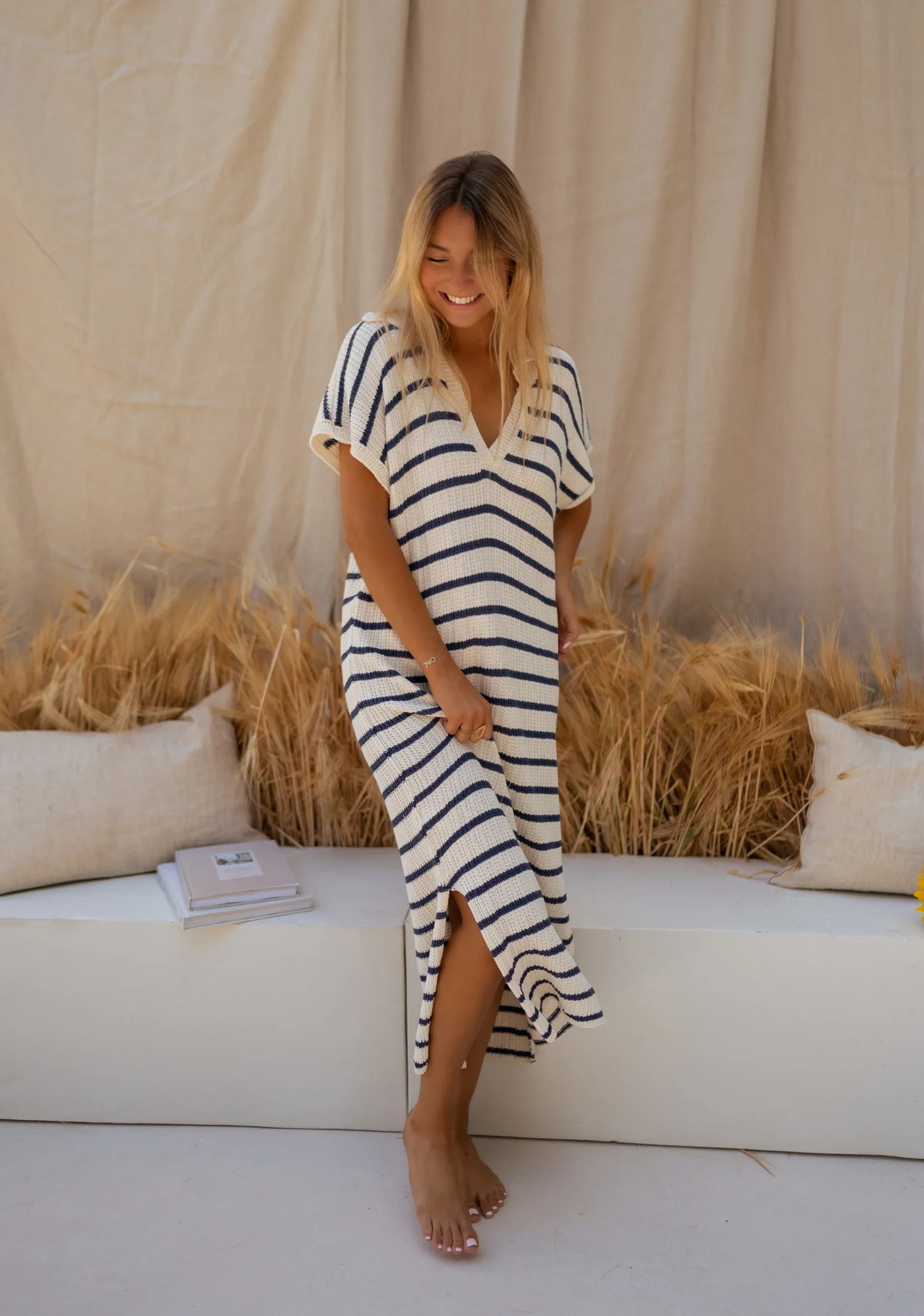 SOPHIA | THE STRIPED KNIT DRESS