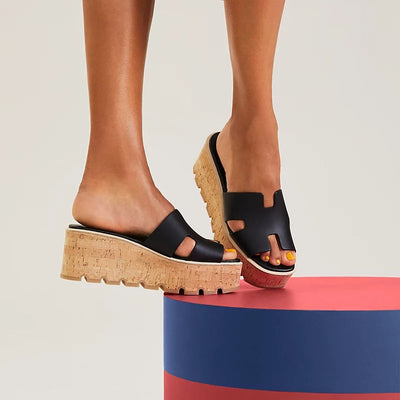 ÉLYSÉE | CÔTE D’AZUR Vegan Leather Sandals